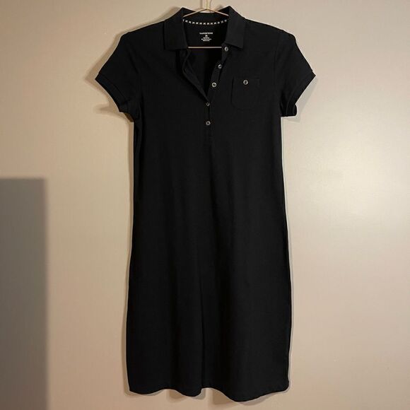 Lands' End Navy Polo T-Shirt Dress | SZ S - Picture 2 of 6